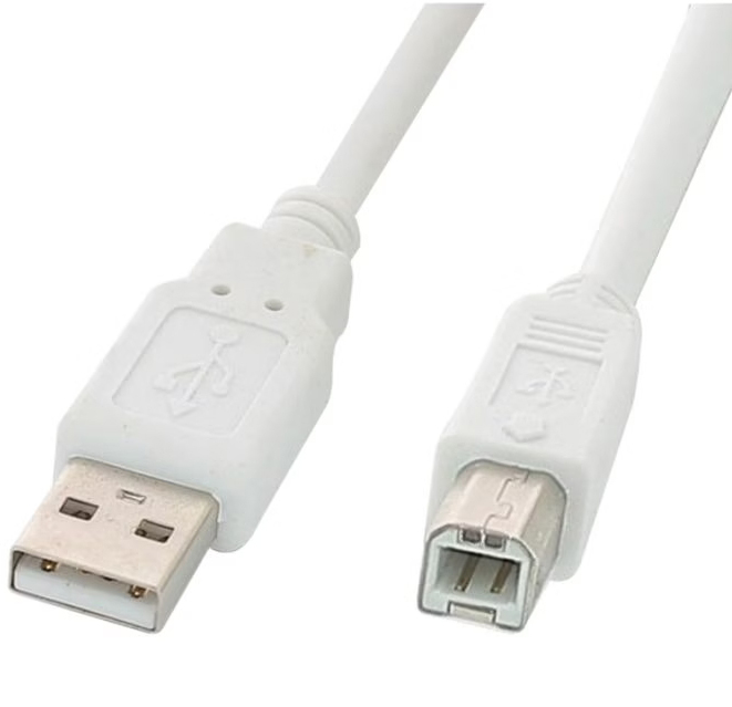 CORDON IMPRIMANTE USB 2.0  A/B  1,80 Metre