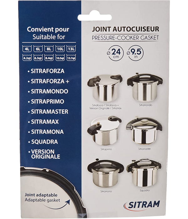 Joint Couvercle 4-6-8-10L Pour Petit Électroménager SITRAM - Référence PCLASJ - Diamètre 275/255mm