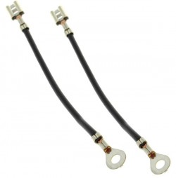 2 CABLES BRANCHEMENT RESISTANCE STEATITE CHAUFFE-EAU