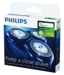 3 TETES RASOIR PHILIPS REFLEX ACTION HQ5/50  remplace par HQ6/50