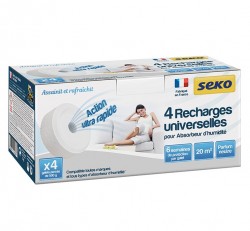 4 RECHARGES GALETS 500g POUR ABSORBEURS 7052
