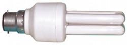 AMPOULE FLUOCOMPACTE B22 - 11 W  BATON 2U           140 x 40