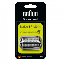 CASSETTE RASAGE 32S RASOIR BRAUN Serie 3  360/390 Silver
