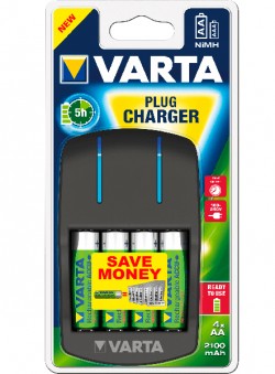 CHARGEUR NiMh +4 PILES RECHARGEABLES AA / AAA
