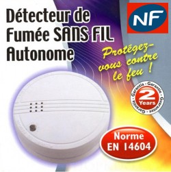 DETECTEUR DE FUMEE AUTONOME DAAF EN14604
