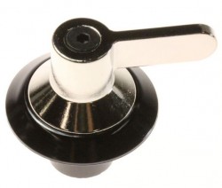 MANETTE GAZ RETRO CHROME TABLE CUISSON SMEG  694975086