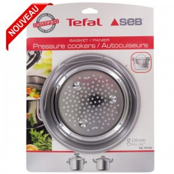 PANIER VAPEUR INOX Diam.220 COCOTTE SEB 4,5 a 7,5 L