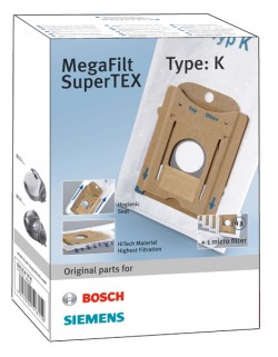 SACS ORIGINE Type K  BOSCH SIEMENS BBZ41FK  SMILY   x4         = 615