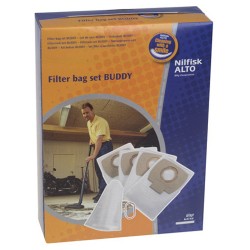 SACS POLYESTER x 4 + FILTRE A EAU NILFISK BUDDY 302002403