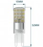 AMPOULE LED G9  3,5W 3000K  320Lm equivalent 35W